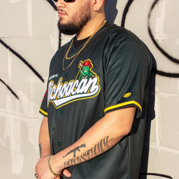 (DARK GREEN MICHOACÁN) 2.0 Michoacan Jersey - BeisbolMXShop