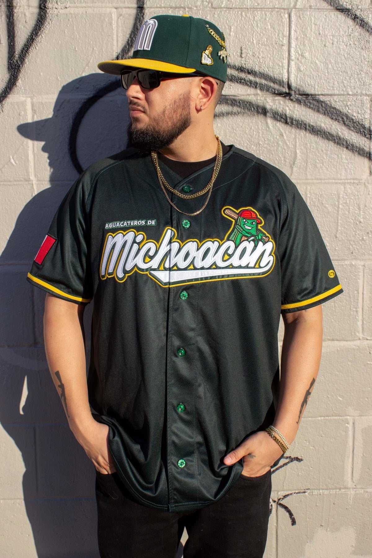 (DARK GREEN MICHOACÁN) 2.0 Michoacan Jersey - BeisbolMXShop