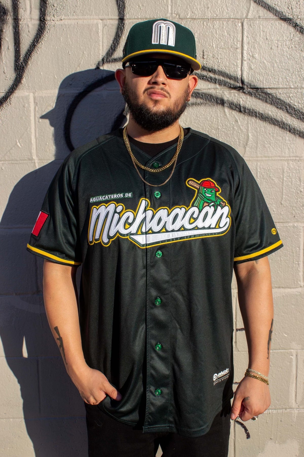 (DARK GREEN MICHOACÁN) 2.0 Michoacan Jersey - BeisbolMXShop