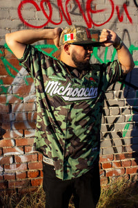 (GREEN CAMO) 2.0 Michoacán Jersey - BeisbolMXShop