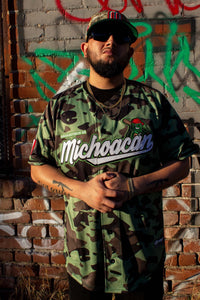 (GREEN CAMO) 2.0 Michoacán Jersey - BeisbolMXShop