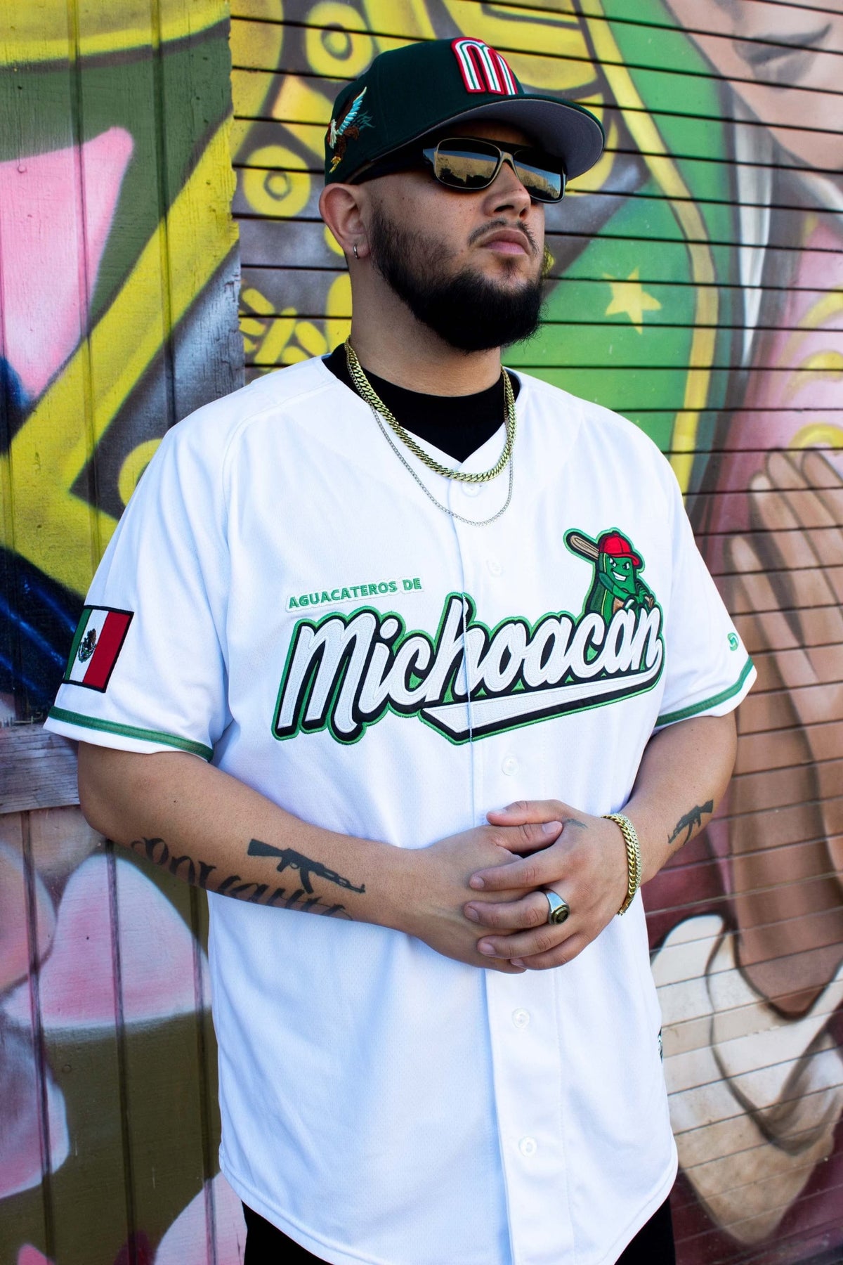 (2.0 WHITE) Michoacán Jersey - BeisbolMXShop