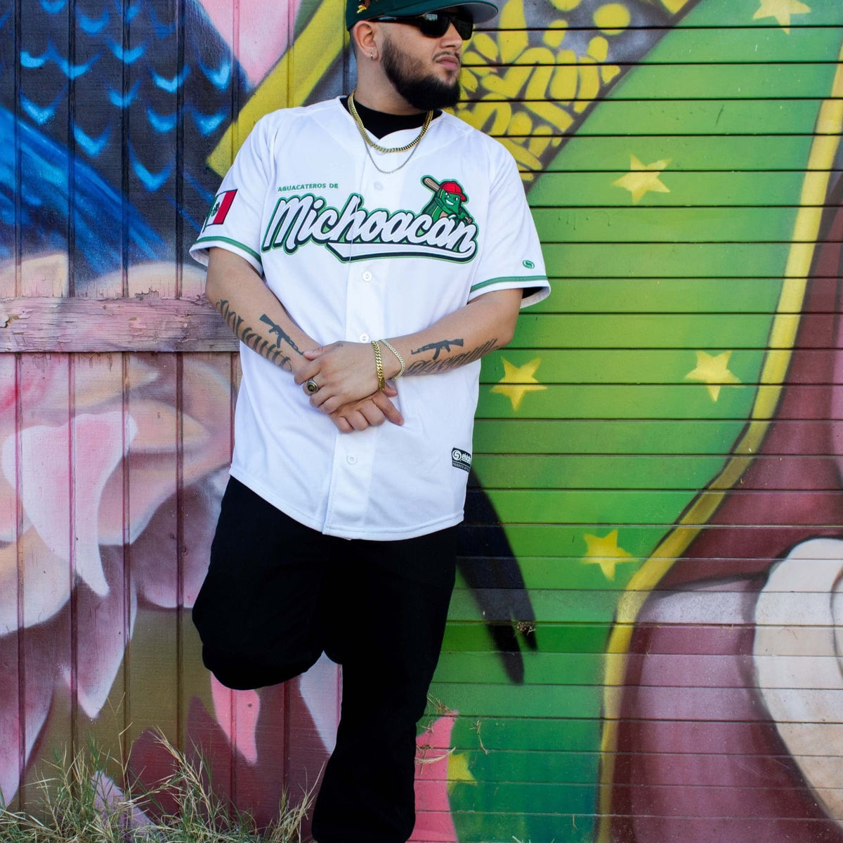 (2.0 WHITE) Michoacán Jersey - BeisbolMXShop