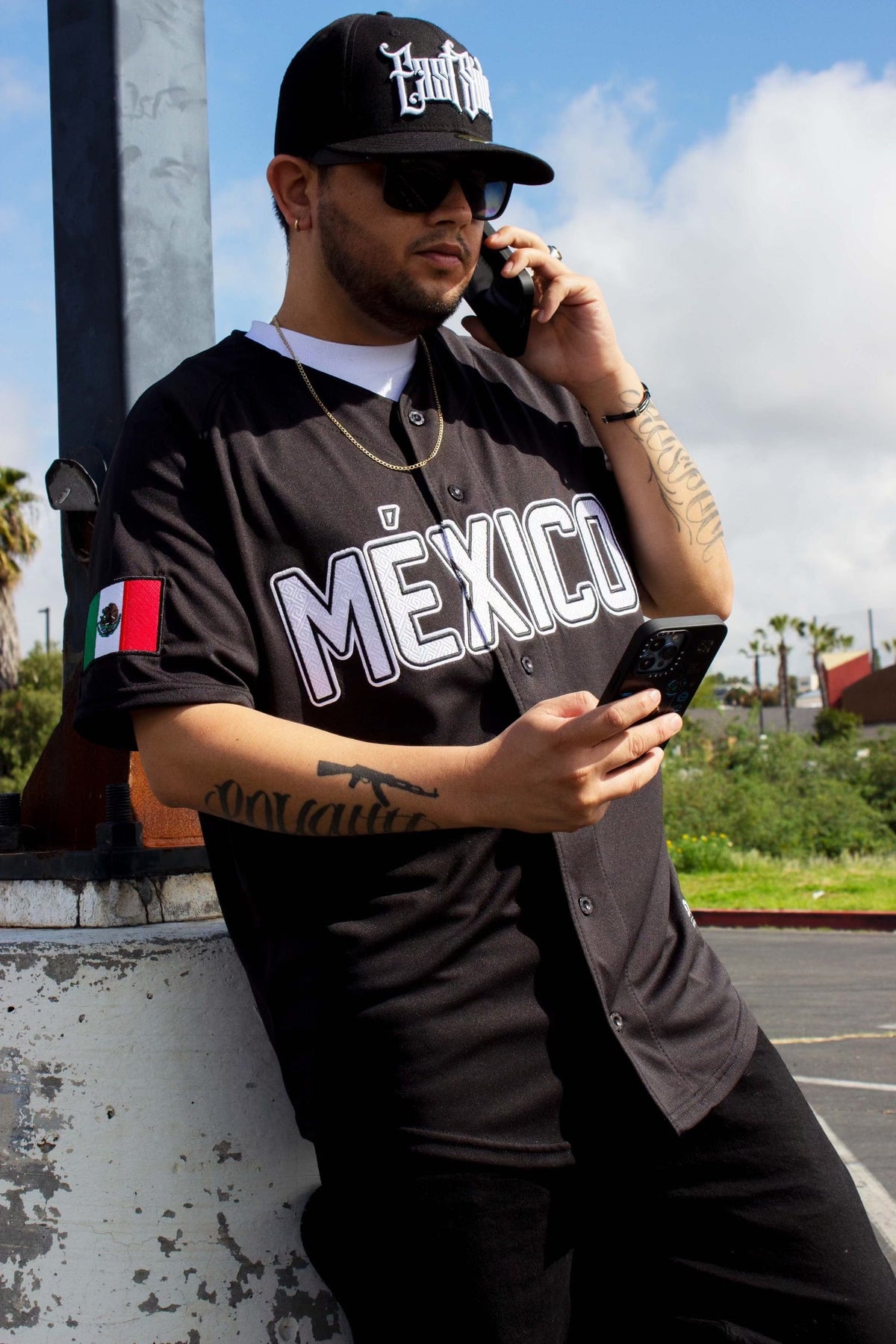 Black/White MEXICO Jersey - BeisbolMXShop