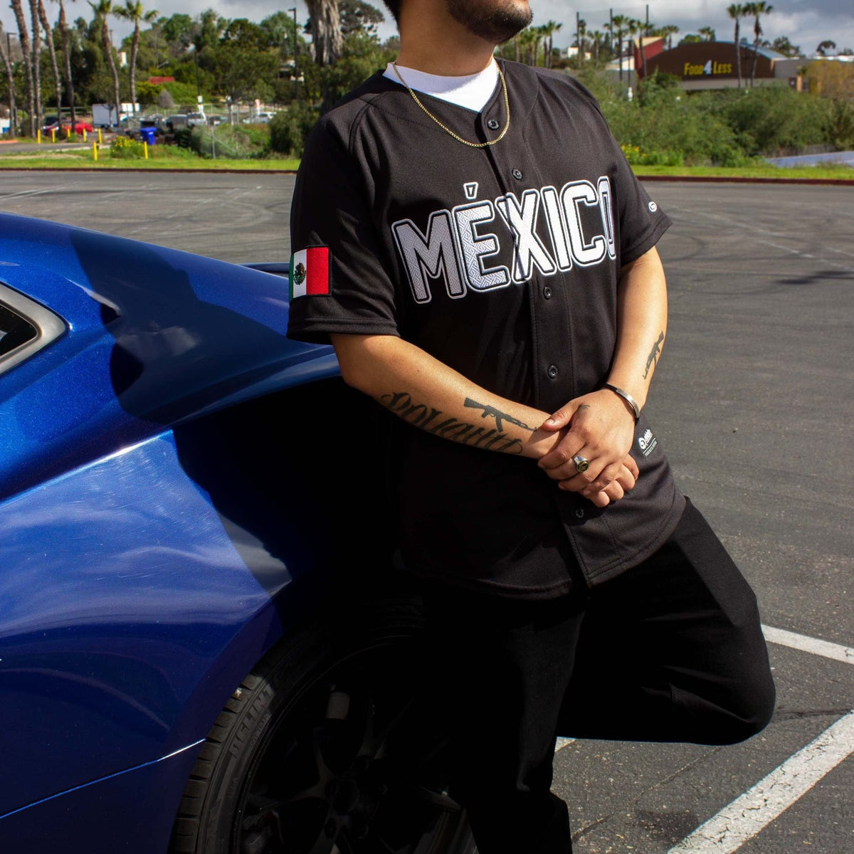 Black/White MEXICO Jersey - BeisbolMXShop