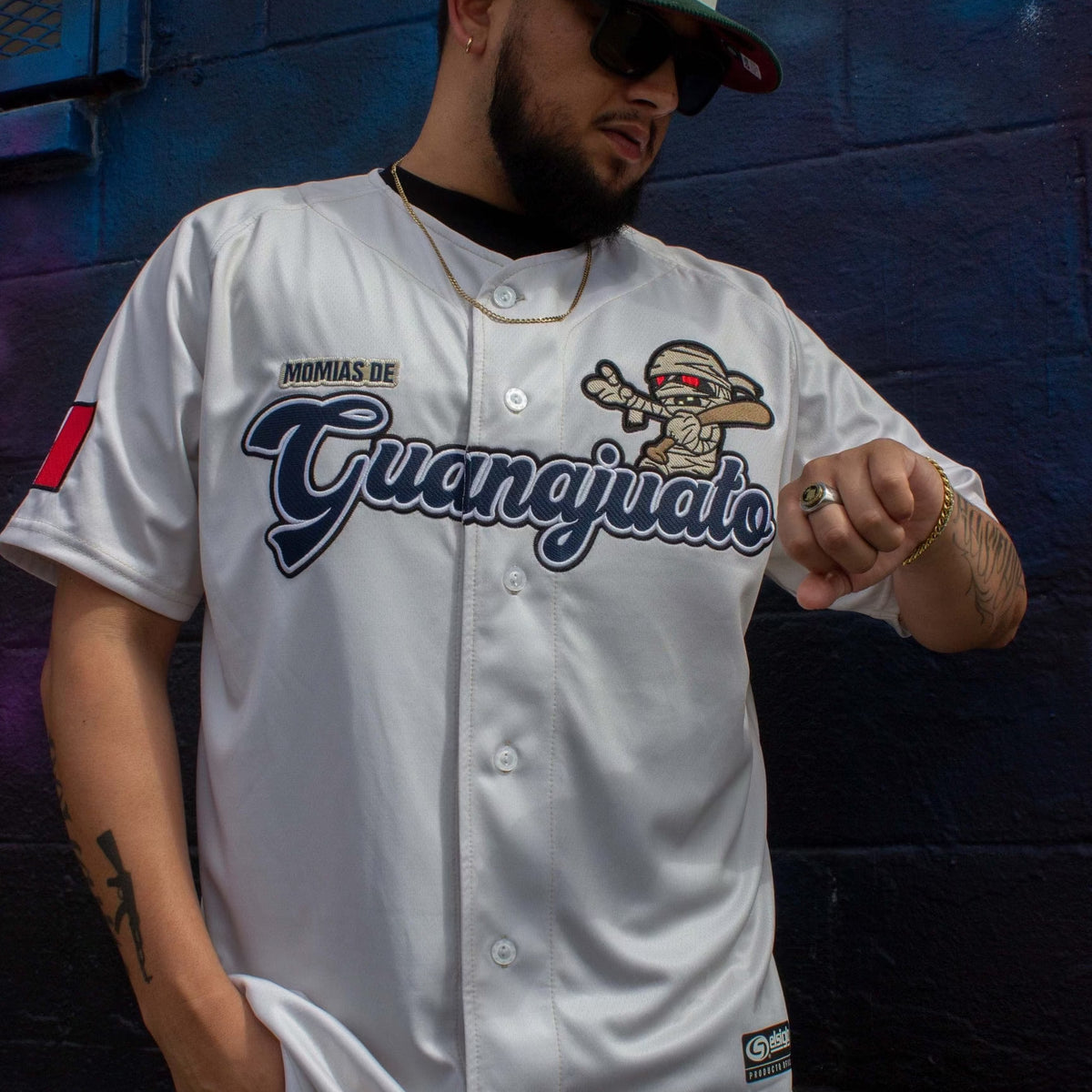 (BEIGE) momias de GUANAJUATO jersey - BeisbolMXShop