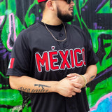 (Black) (RED LETTERS) mexico Jersey - BeisbolMXShop