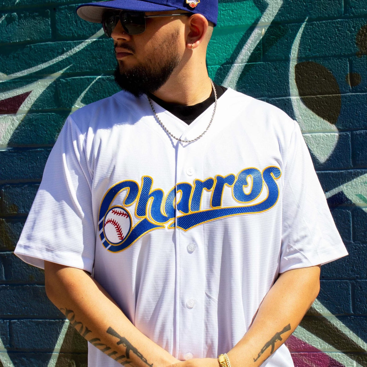 (WHITE) Charros De Jalisco Jersey - BeisbolMXShop
