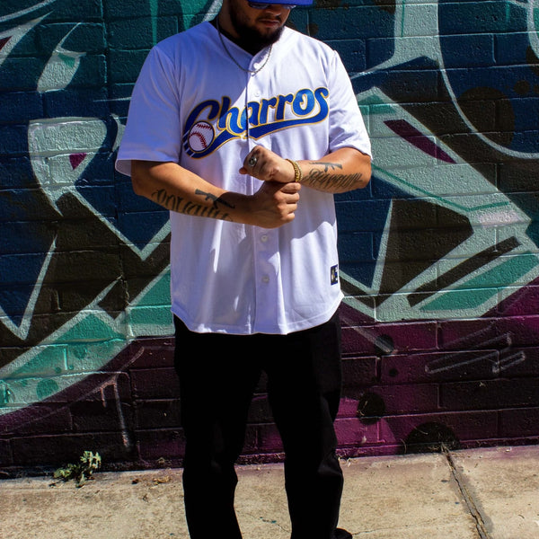 (WHITE) Charros De Jalisco Jersey - BeisbolMXShop