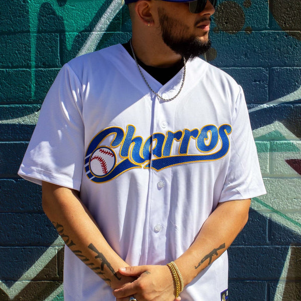 (WHITE) Charros De Jalisco Jersey - BeisbolMXShop