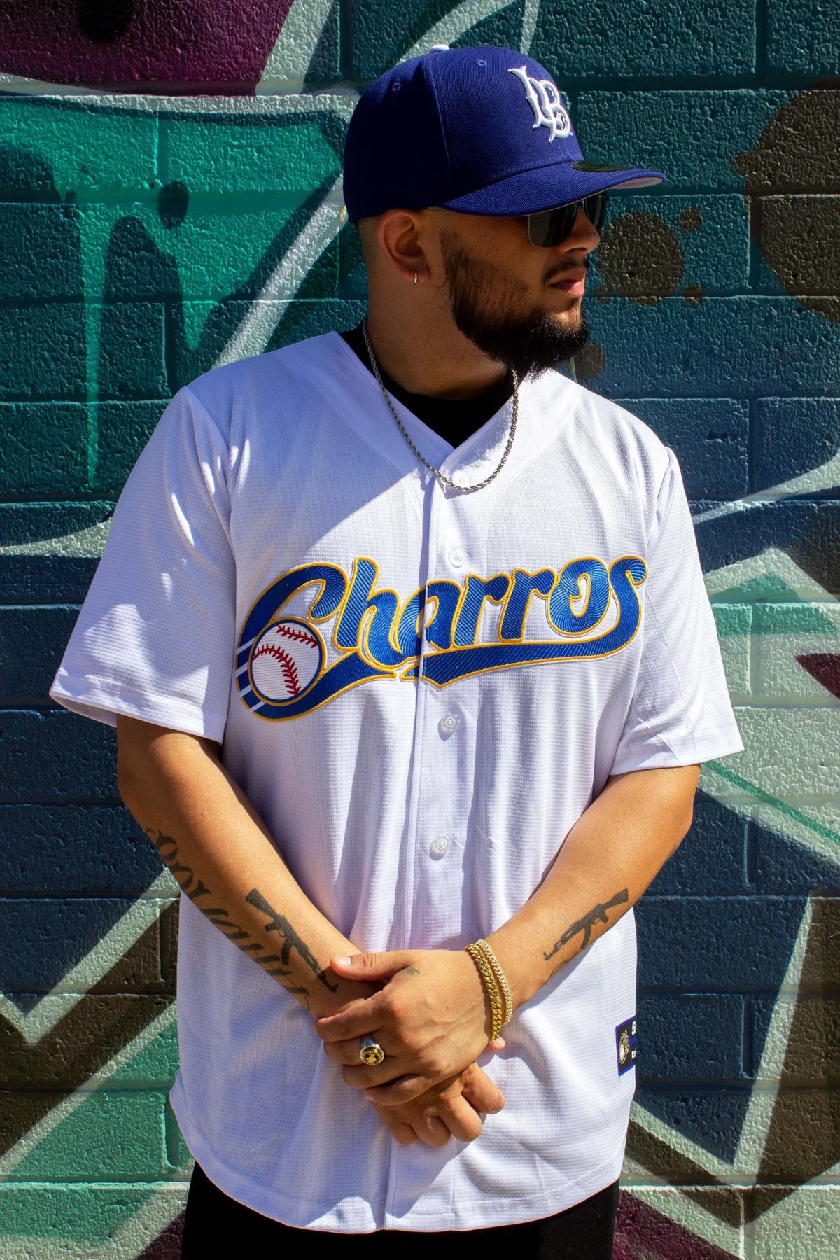 (WHITE) Charros De Jalisco Jersey - BeisbolMXShop
