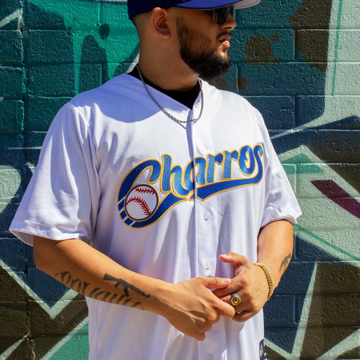 (WHITE) Charros De Jalisco Jersey - BeisbolMXShop