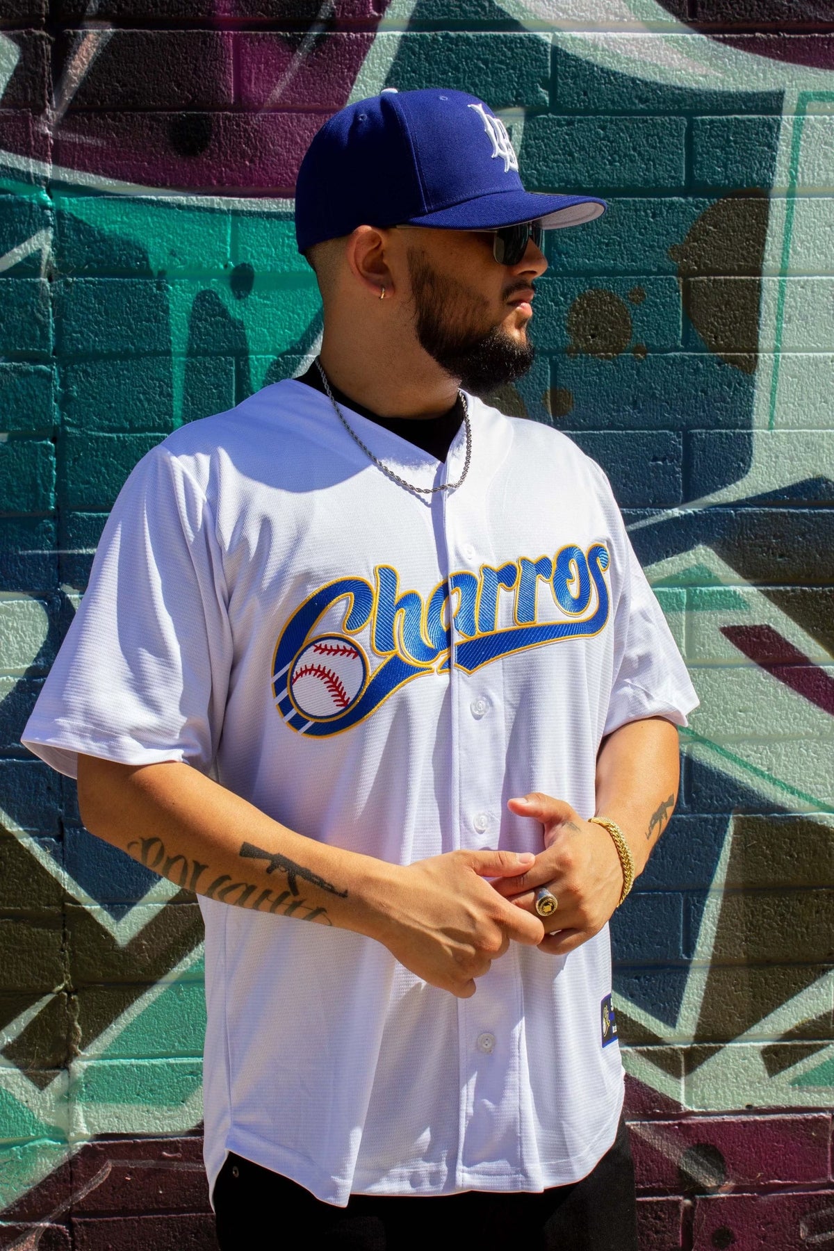 (WHITE) Charros De Jalisco Jersey - BeisbolMXShop