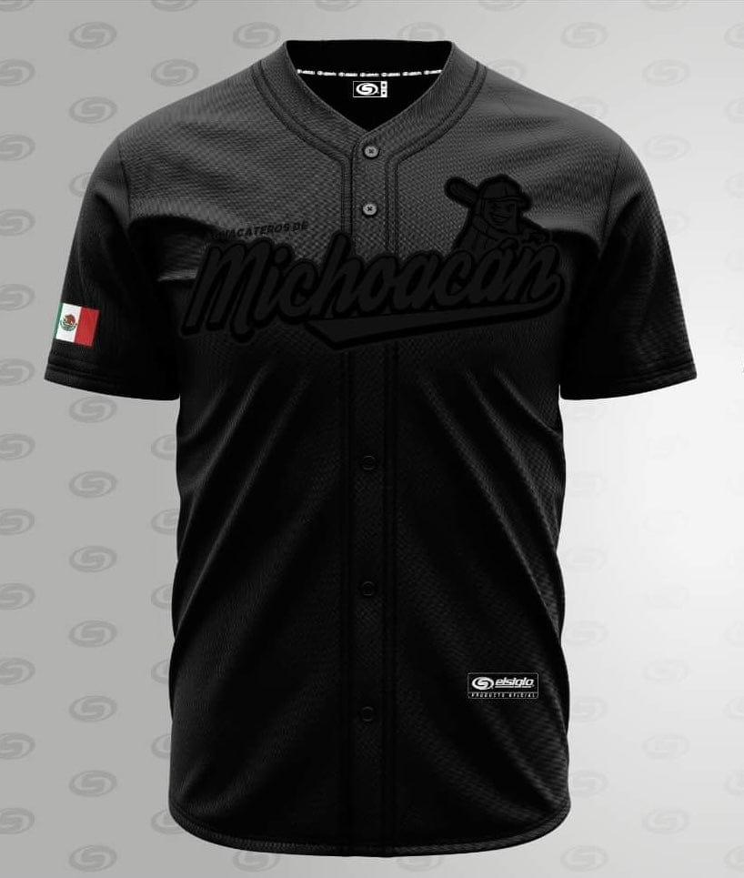 (ALL BLACK) 2.0 Michoacán Jersey - BeisbolMXShop