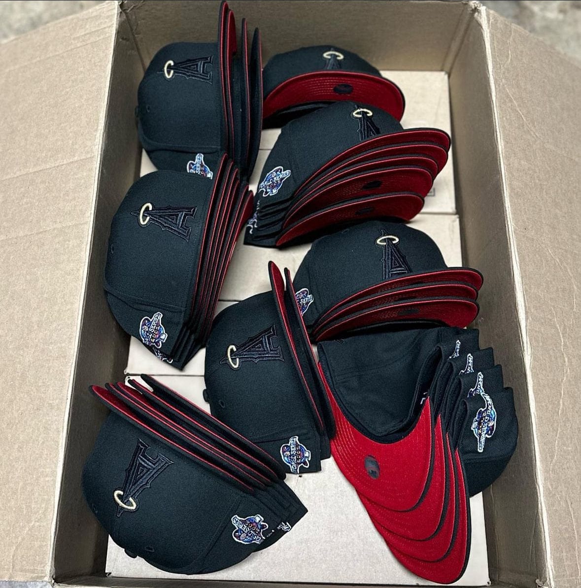 Anaheim Angels black/red - BeisbolMXShop