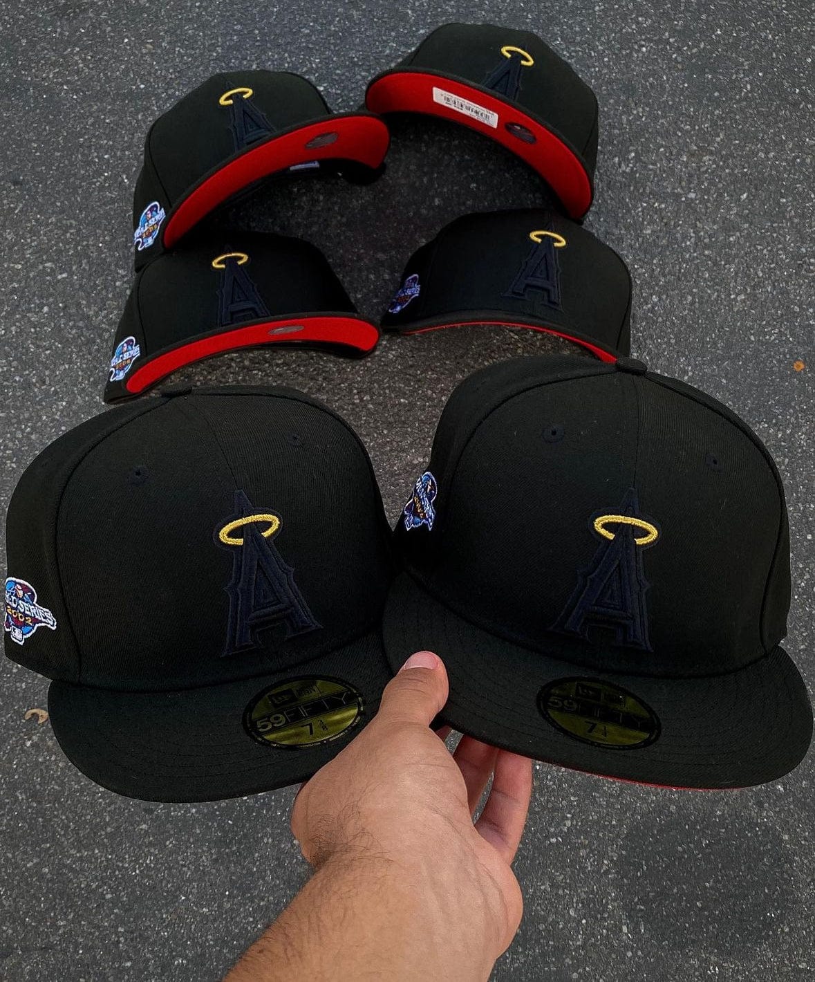 Anaheim Angels black/red - BeisbolMXShop