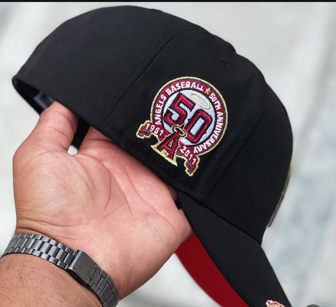 Angels ((4.0)) Red/Gold (pin not included) - BeisbolMXShop