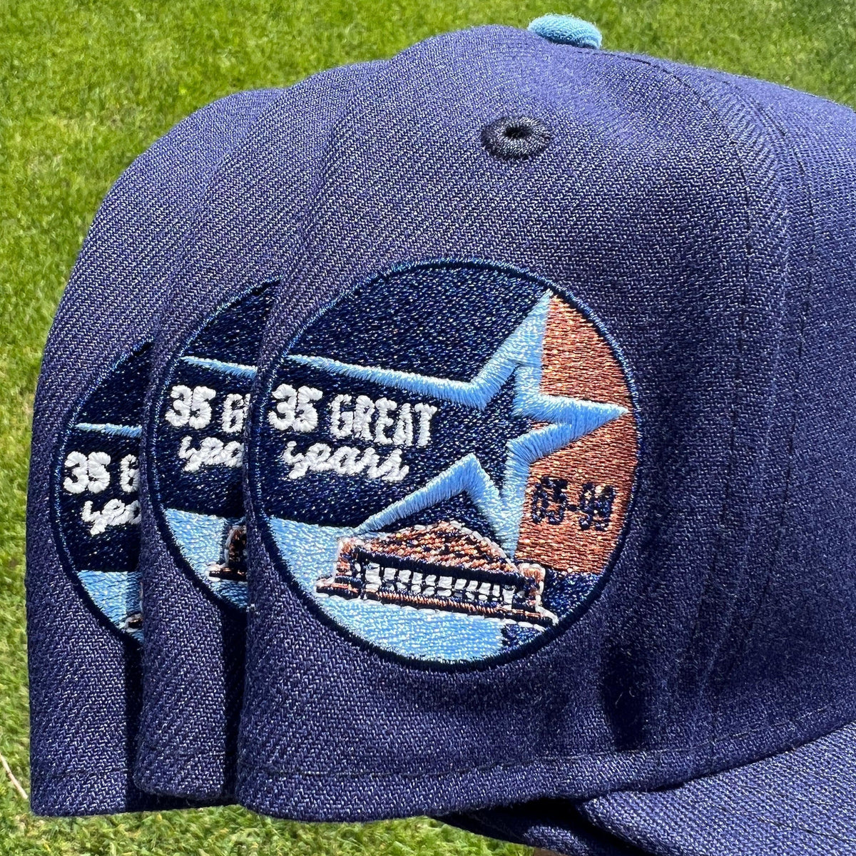 Astros blue/baby blue New Era Fitted Hat - BeisbolMXShop