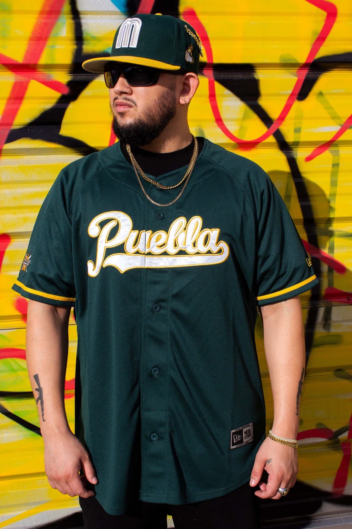 Authentic Green Pericos de puebla Jersey - BeisbolMXShop