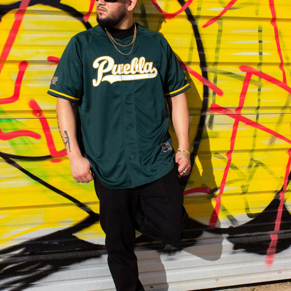 Authentic Green Pericos de puebla Jersey - BeisbolMXShop