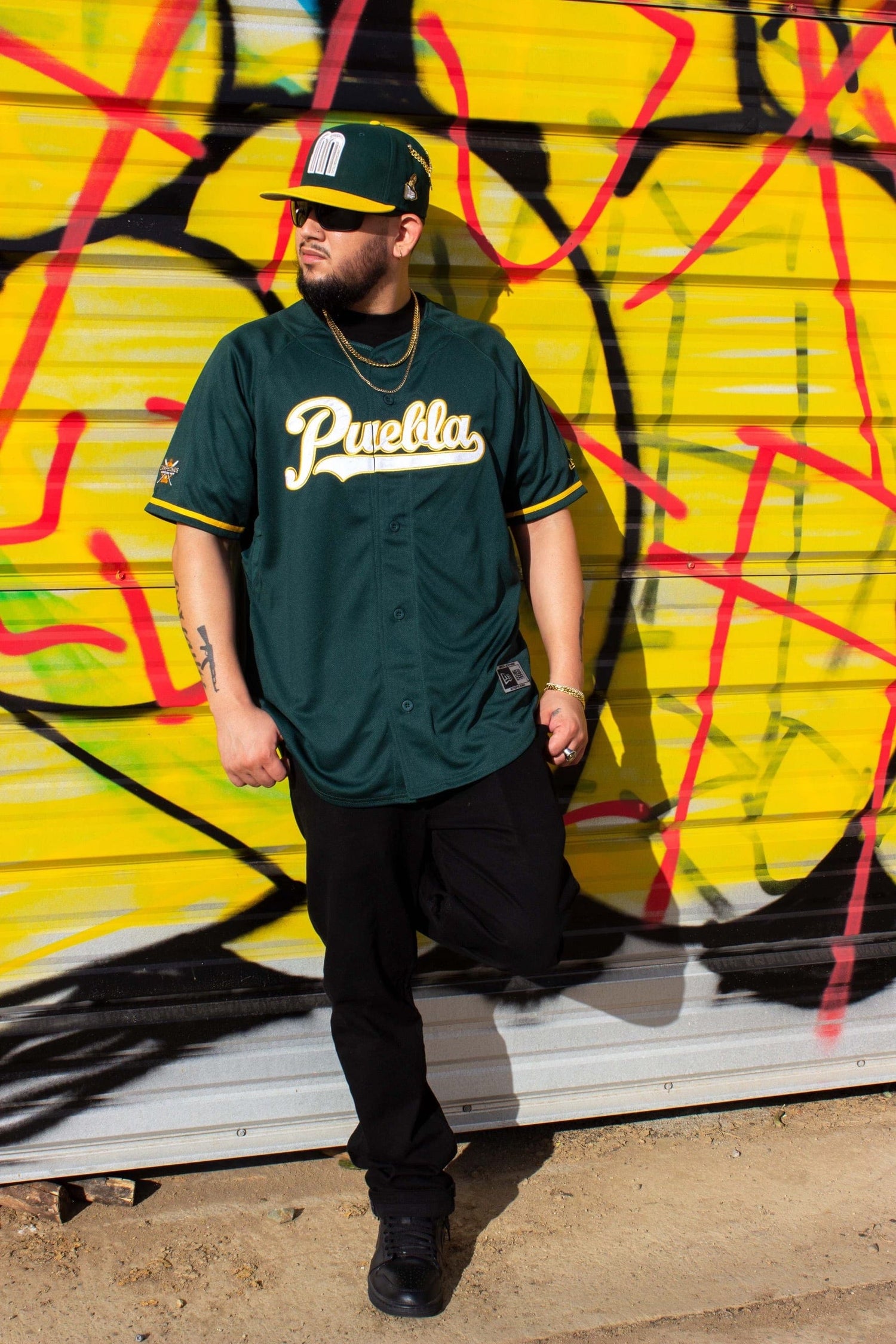 Authentic Green Pericos de puebla Jersey - BeisbolMXShop