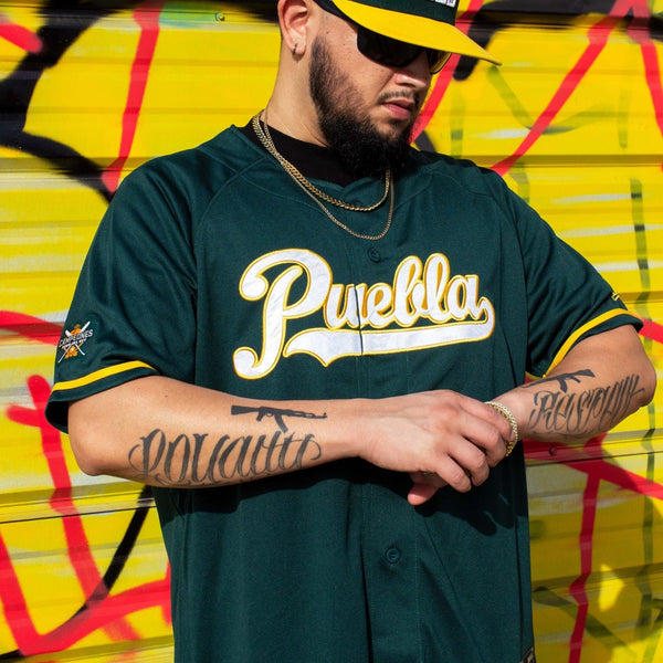 Authentic Green Pericos de puebla Jersey - BeisbolMXShop