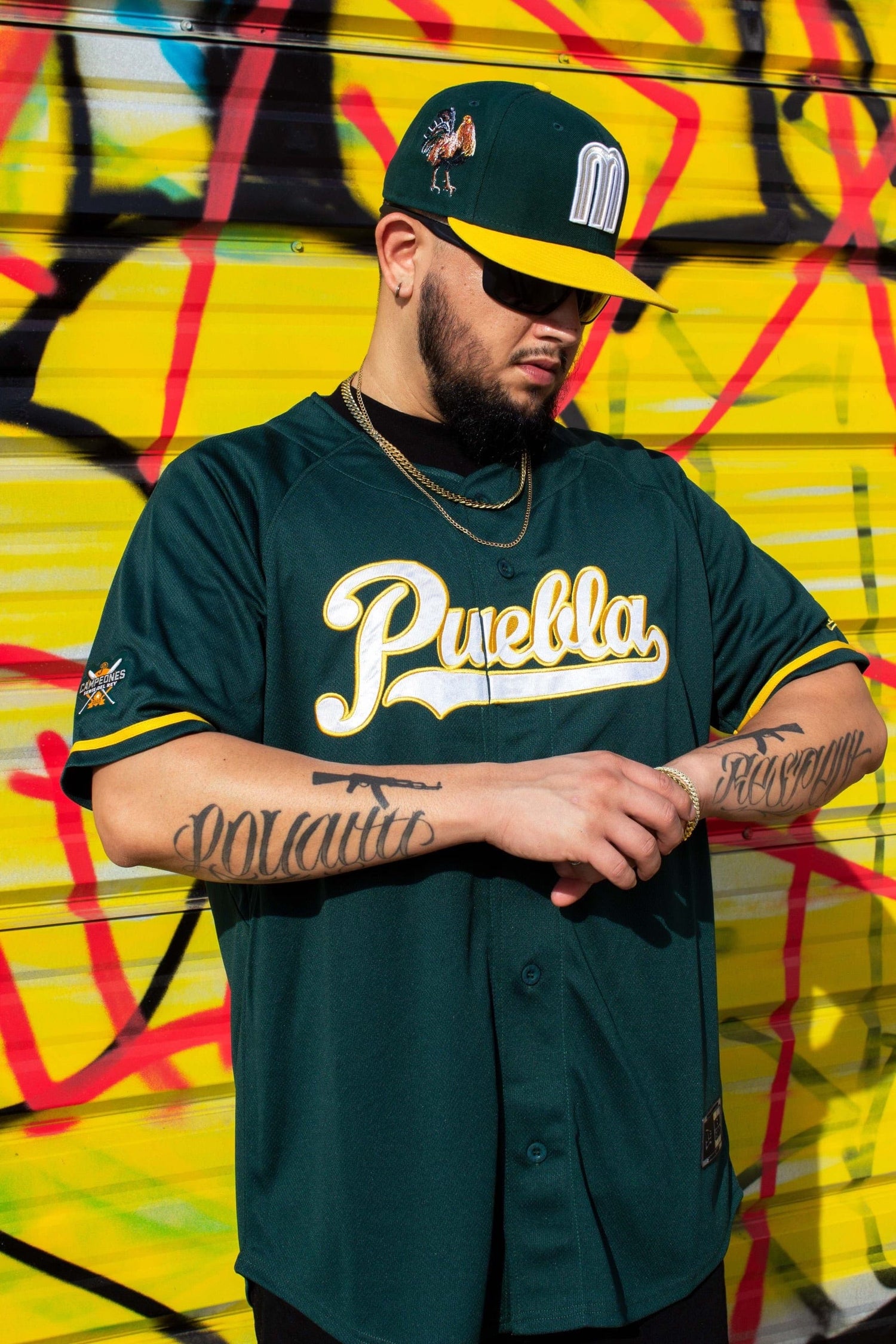 Authentic Green Pericos de puebla Jersey - BeisbolMXShop