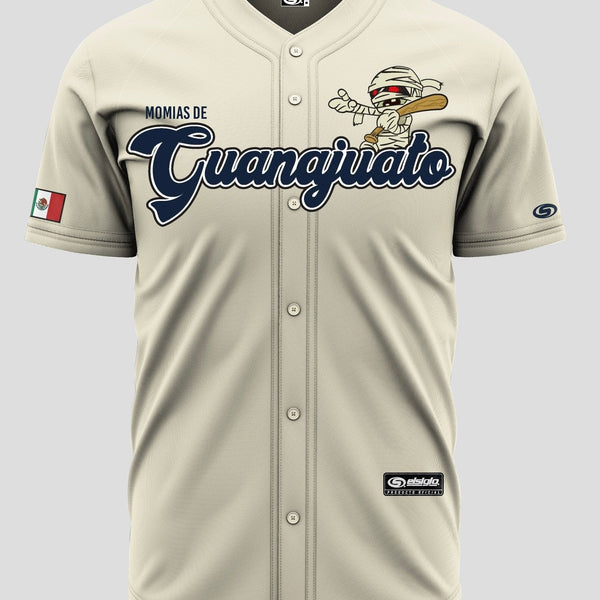 (BEIGE) momias de GUANAJUATO jersey - BeisbolMXShop