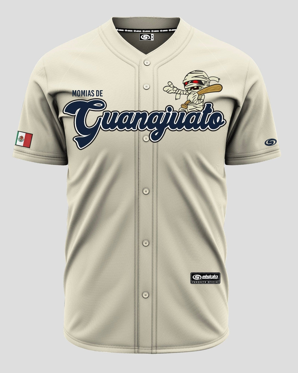 (BEIGE) momias de GUANAJUATO jersey - BeisbolMXShop