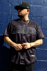 (BLACK) Aztec Mexico Jersey - BeisbolMXShop