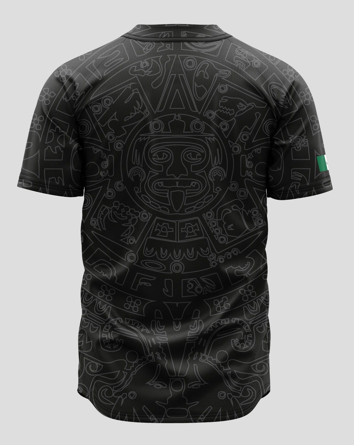 (BLACK) Aztec Mexico Jersey - BeisbolMXShop