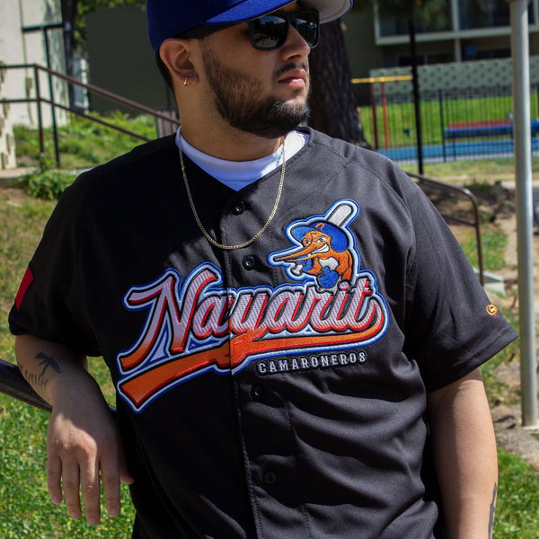 (BLACK) Camaroneros De Nayarit Jersey - BeisbolMXShop