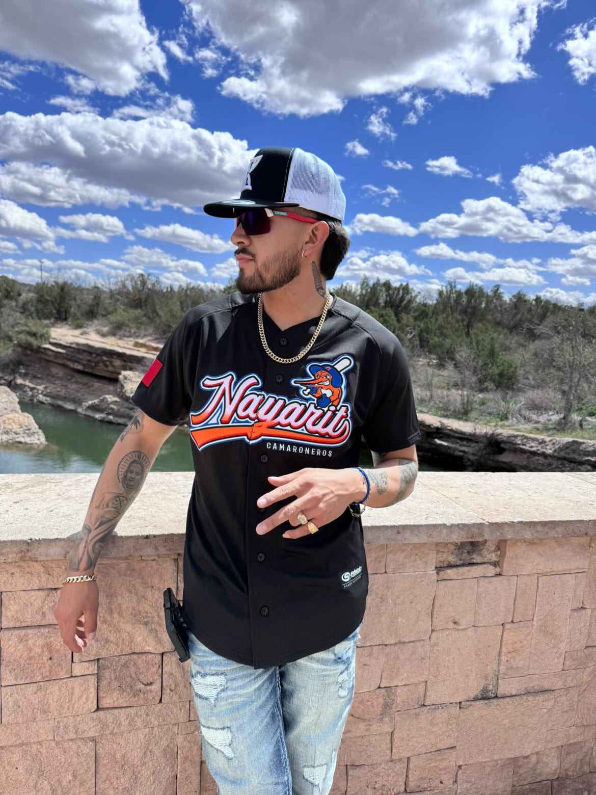 (BLACK) Camaroneros De Nayarit Jersey - BeisbolMXShop