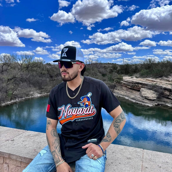 (BLACK) Camaroneros De Nayarit Jersey - BeisbolMXShop