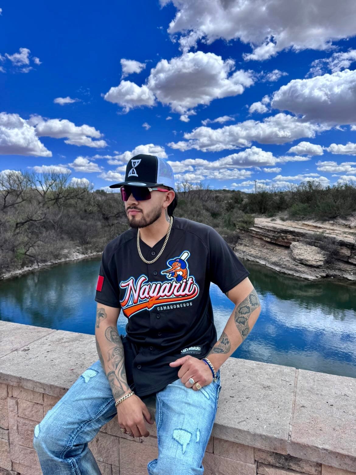 (BLACK) Camaroneros De Nayarit Jersey - BeisbolMXShop