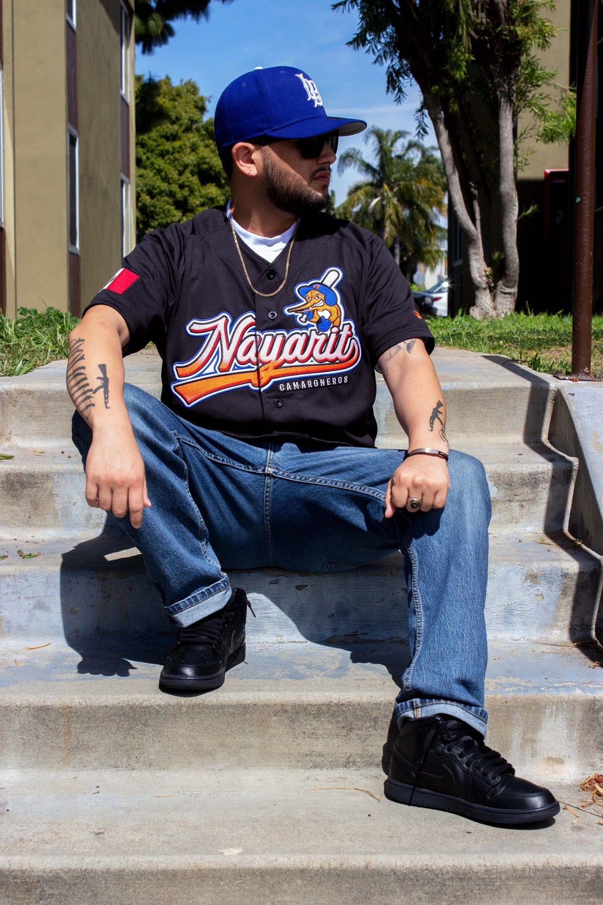 (BLACK) Camaroneros De Nayarit Jersey - BeisbolMXShop