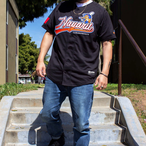 (BLACK) Camaroneros De Nayarit Jersey - BeisbolMXShop