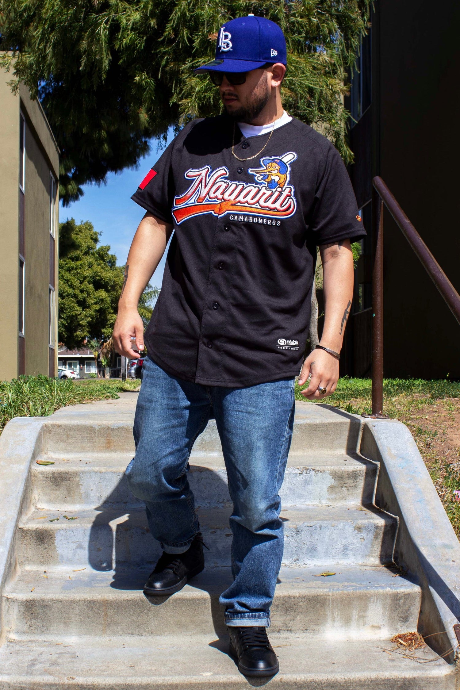 (BLACK) Camaroneros De Nayarit Jersey - BeisbolMXShop
