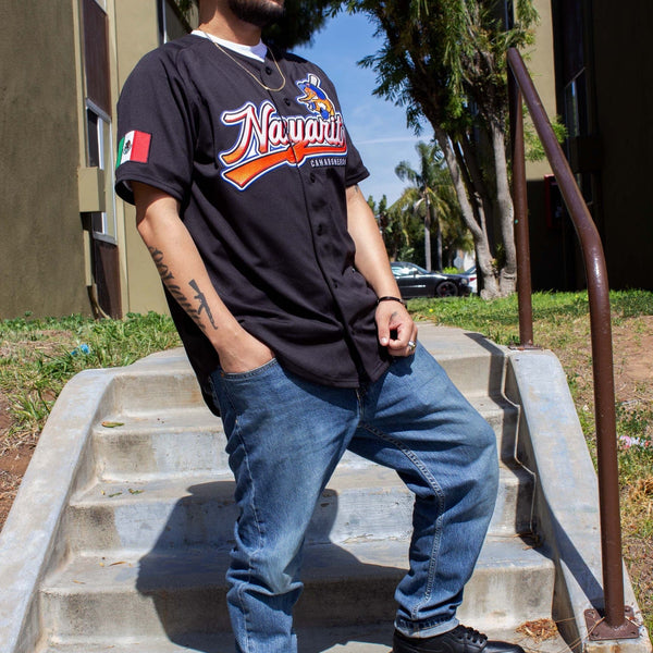 (BLACK) Camaroneros De Nayarit Jersey - BeisbolMXShop