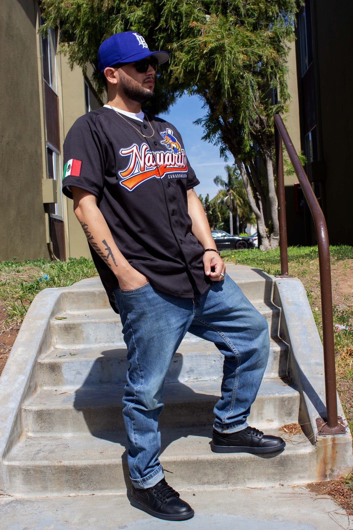 (BLACK) Camaroneros De Nayarit Jersey - BeisbolMXShop