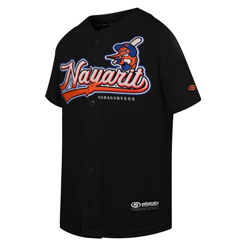 (BLACK) Camaroneros De Nayarit Jersey - BeisbolMXShop