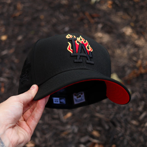 Black LA flames - BeisbolMXShop