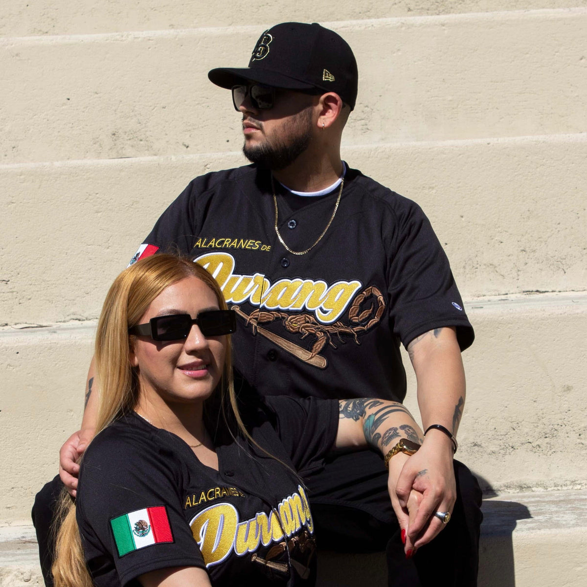 (BLACK) LOS Alacranes De Durango Jersey - BeisbolMXShop