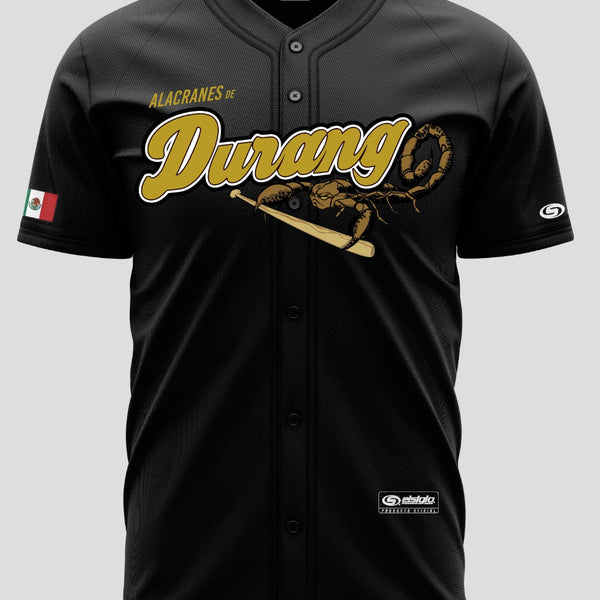 (BLACK) LOS Alacranes De Durango Jersey - BeisbolMXShop