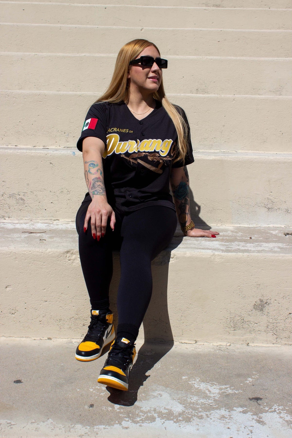 (BLACK) LOS Alacranes De Durango Jersey - BeisbolMXShop