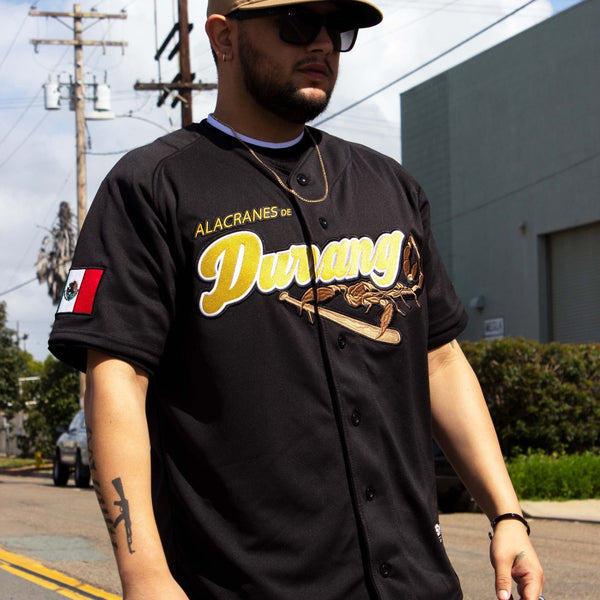 (BLACK) LOS Alacranes De Durango Jersey - BeisbolMXShop