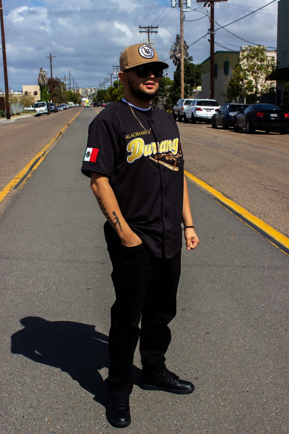 (BLACK) LOS Alacranes De Durango Jersey - BeisbolMXShop