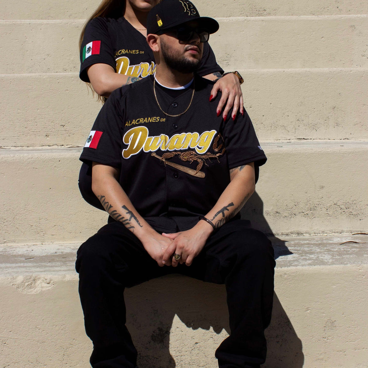 (BLACK) LOS Alacranes De Durango Jersey - BeisbolMXShop