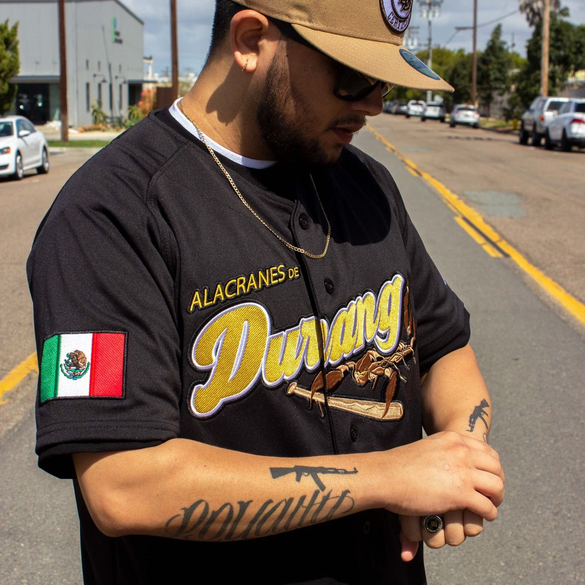 (BLACK) LOS Alacranes De Durango Jersey - BeisbolMXShop