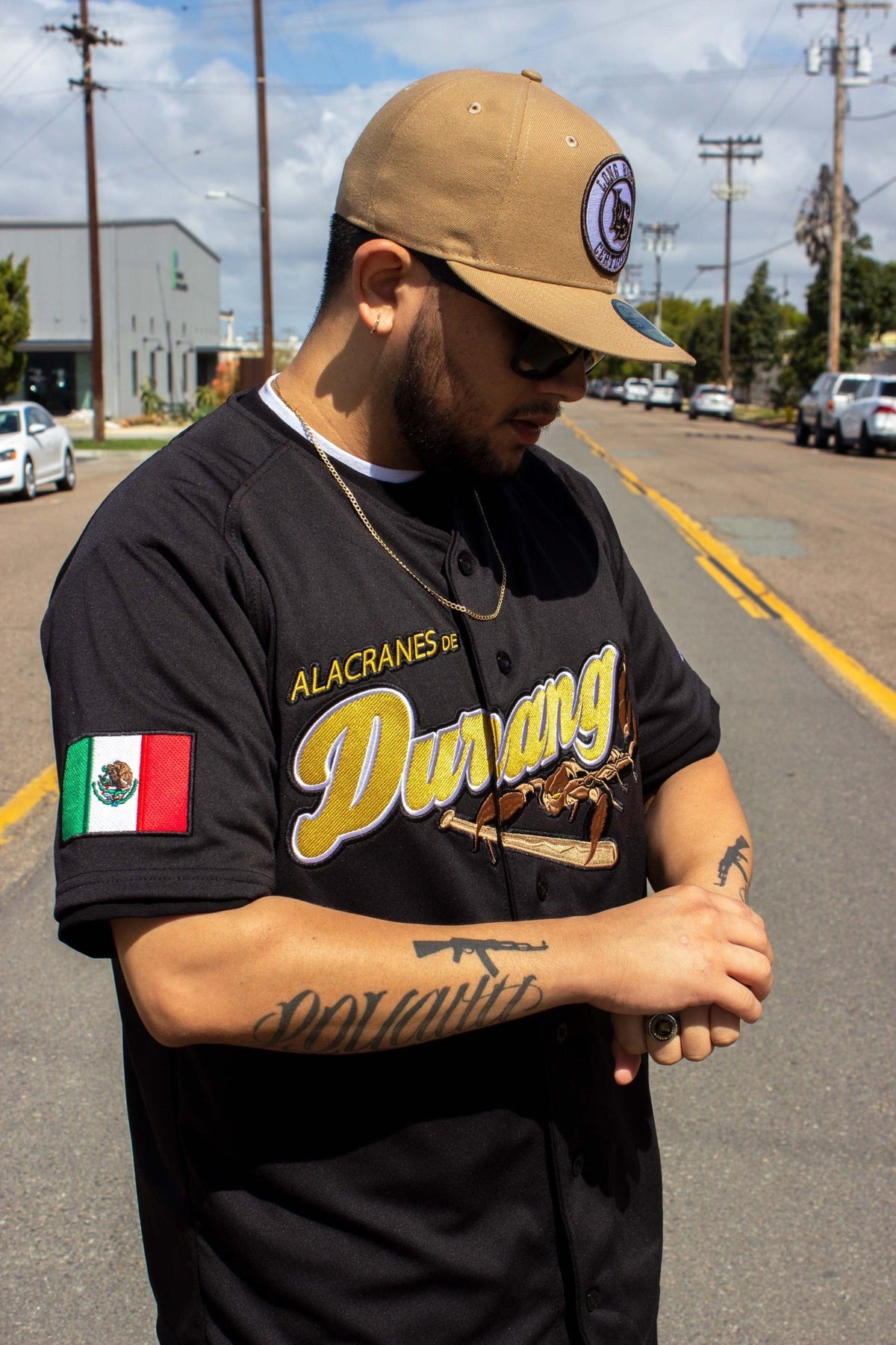 (BLACK) LOS Alacranes De Durango Jersey - BeisbolMXShop